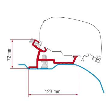 Kit adaptateur Ducato/Jumper/Boxer ＞ 07/06 
