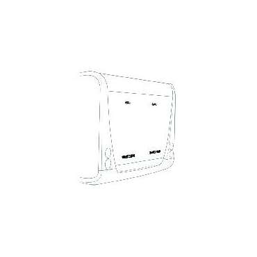 Adaptateur pour paroi courbée