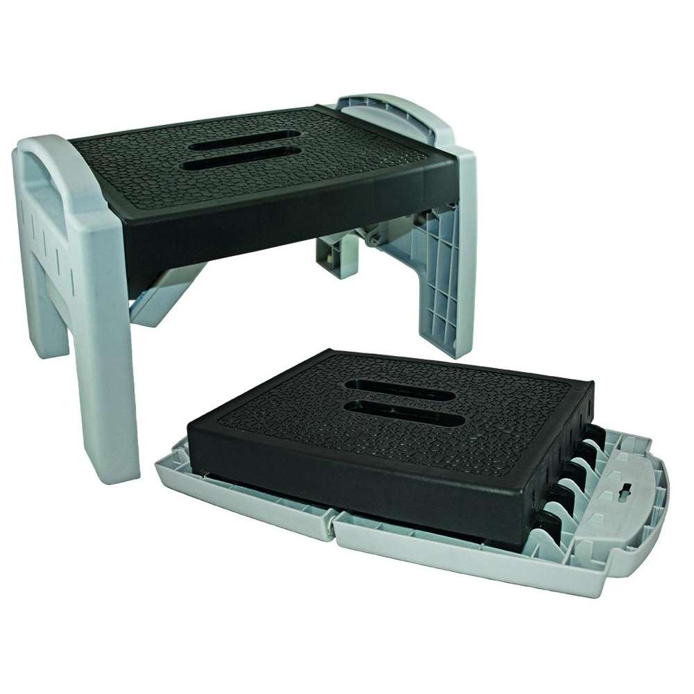 Marche-pied pliable simple en plastique