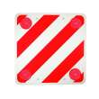 Panneau de signalisation en plastique