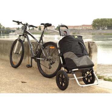 Chariot isotherme pour vélo "Bike & Shop"