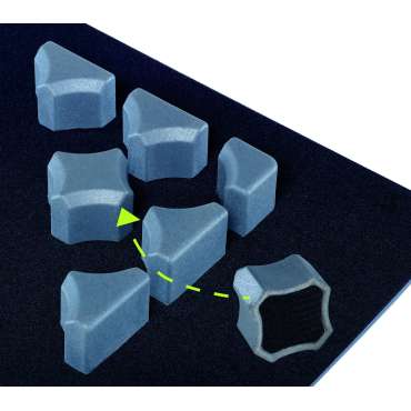 12 supports de maintien bas pour vaisselle MODULE I SYSTÈME