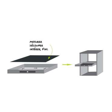 Tapis de maintien pour supports système