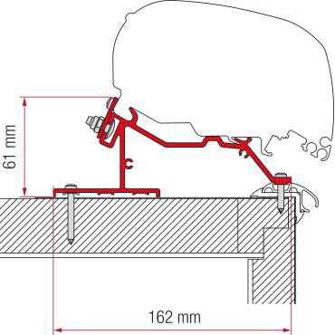 Adaptateur F65/80 Dethleffs