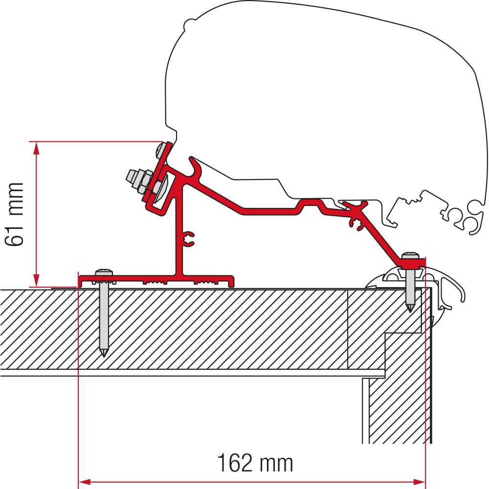 Adaptateur F65/80 Dethleffs