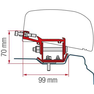 Adaptateur F40van RENAULT Trafic L2 ＞ 2014