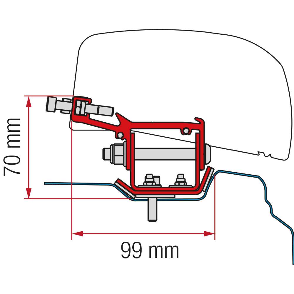 Adaptateur F40van RENAULT Trafic L2 ＞ 2014