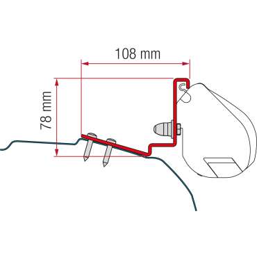Kit adaptateur F35pro FORD Custom