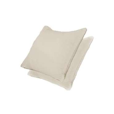 Lot de 2 taies d'oreiller 60 x 60 cm