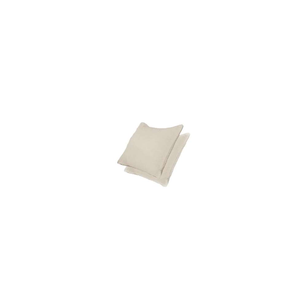 Lot de 2 taies d'oreiller 60 x 60 cm