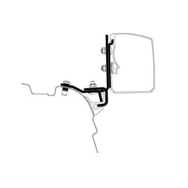 Adaptateur TO 3200 - VW T5/T6 Minivan Brandrup Rail