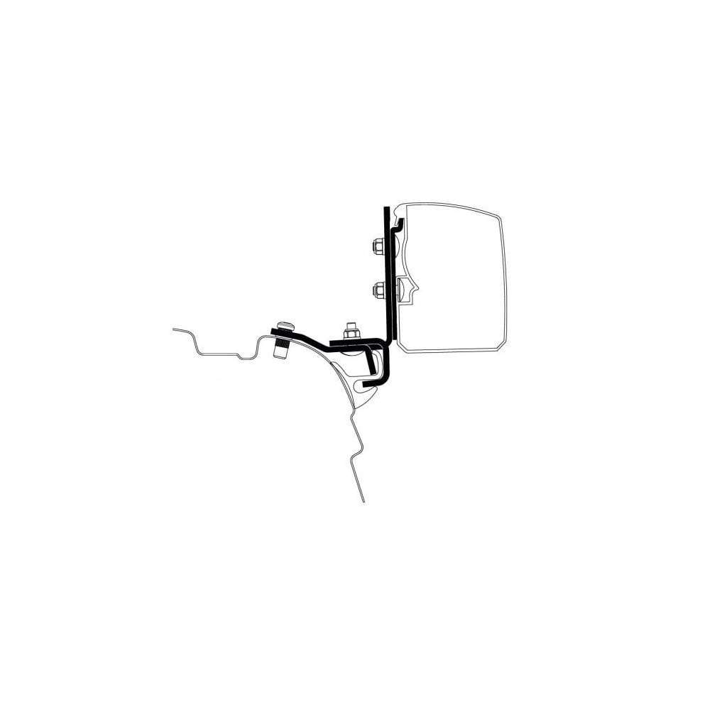 Adaptateur TO 3200 - VW T5/T6 Minivan Brandrup Rail