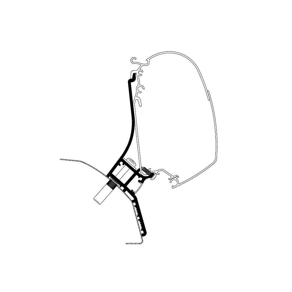 Adaptateur pour store 5200 Ducato H2 LED