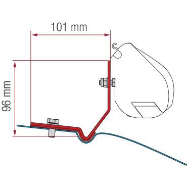 Kit adaptateur VW Caddy Maxi - Deep Black