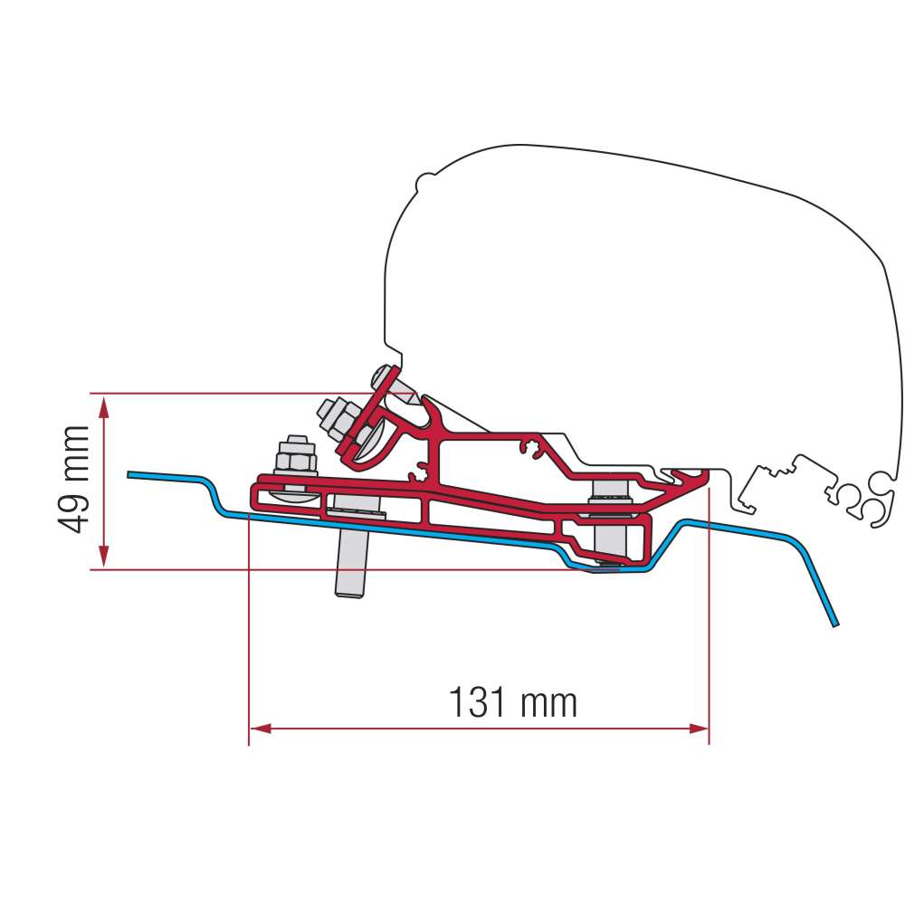 Adaptateur Ford Transit H3 400