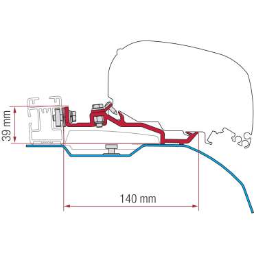 Kit adaptateur F80s Smart Clamp Ducato