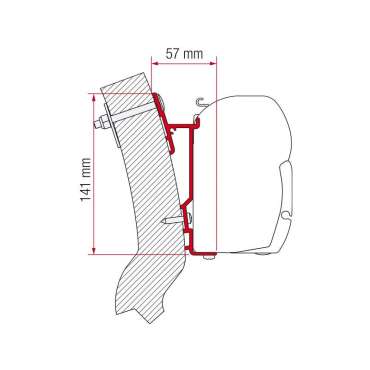 Adaptateur F45/F70 230 Wingamm Oasi