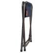 Tabourets pliants bleu foncé - Lot de 2
