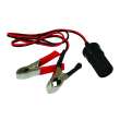 Prise 12 V avec pinces de batterie