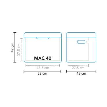Glacière à absorption MAC-40 AC/DC, 30mbar