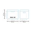 Glacière à absorption MAC-40 AC/DC, 30mbar