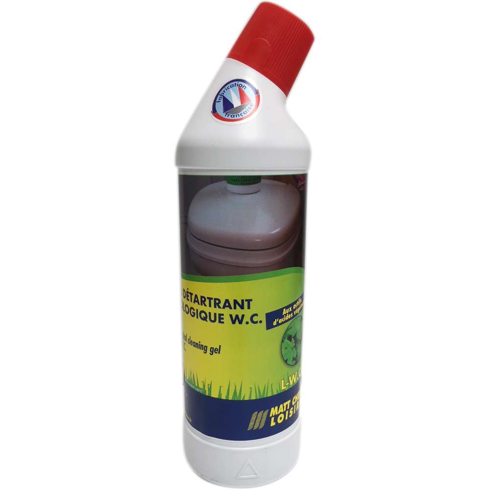 Gel nettoyant détartrant écologique pour cuvettes WC