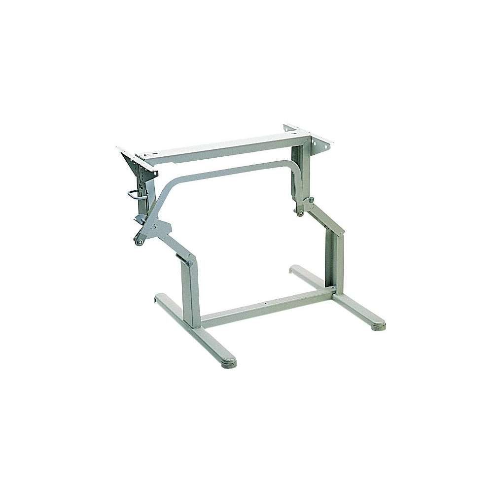 Pied de table auto grand modèle gris clair