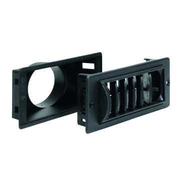 Grille à air rectangulaire RL noir