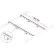 Barre de toit Fixing Bar Rail