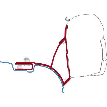 Kit adaptateurs VW T5 / T6 Multivan Transporter
