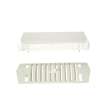 Aérateur de paroi complet blanc 25 cm²