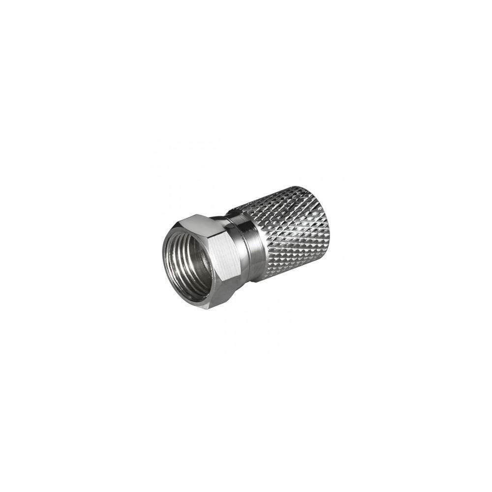 Fiche coaxiale à visser Ø 5,5 mm