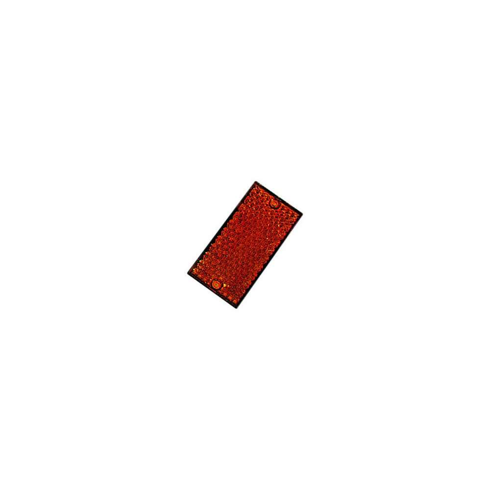 Catadioptre rectangulaire orange