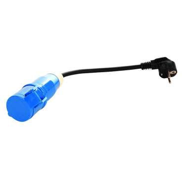 Adaptateur femelle CEE 17/mâle standard 40 cm