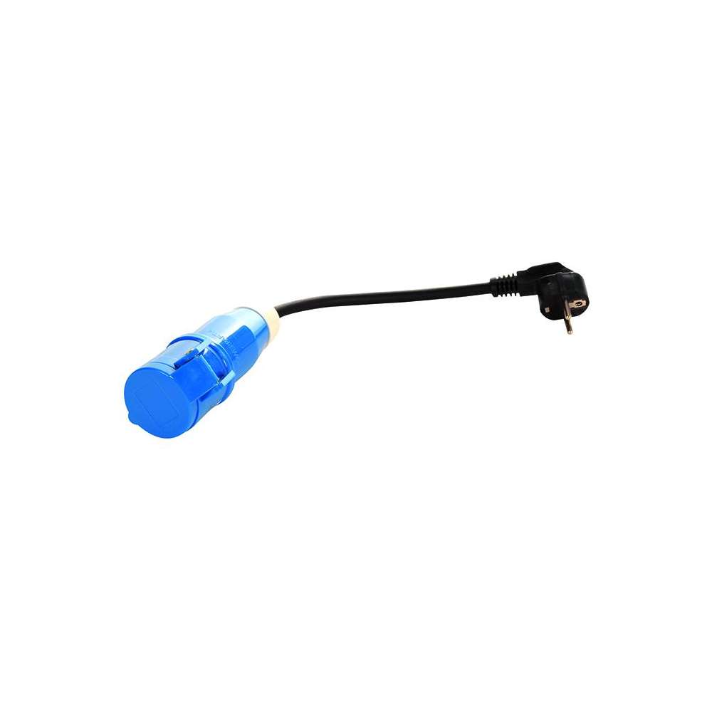 Adaptateur femelle CEE 17/mâle standard 40 cm