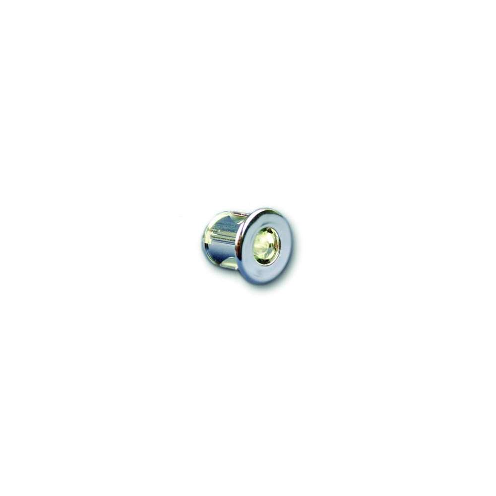 Spot 12 V 1 LED bleu chromé