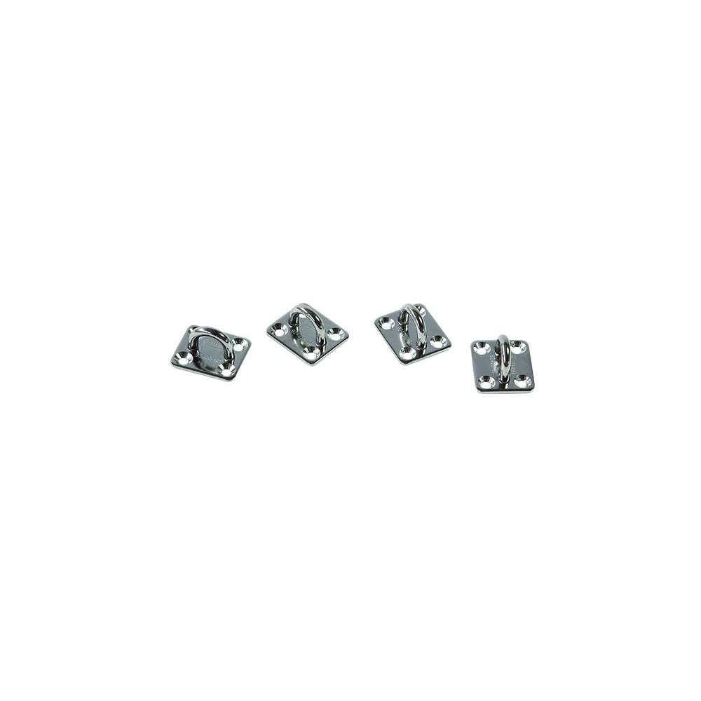 Crochet square plates  - Lot de 4