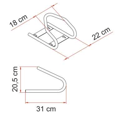 Bloque-roue avant