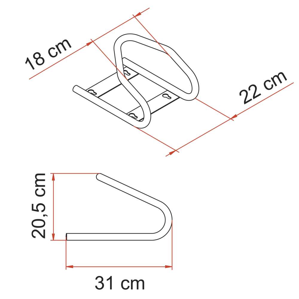 Bloque-roue avant