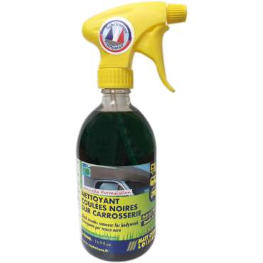 Nettoyant traces noires sur carrosserie