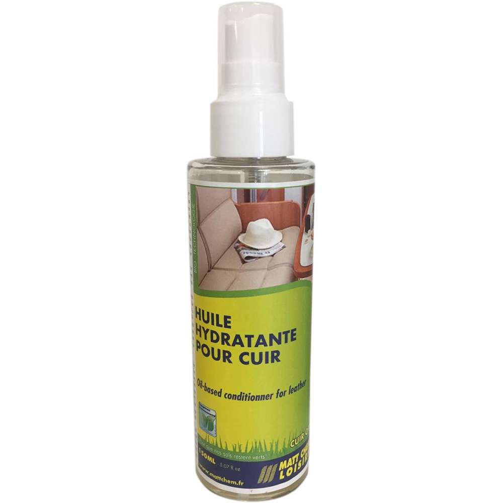 Huile hydratante pour cuir