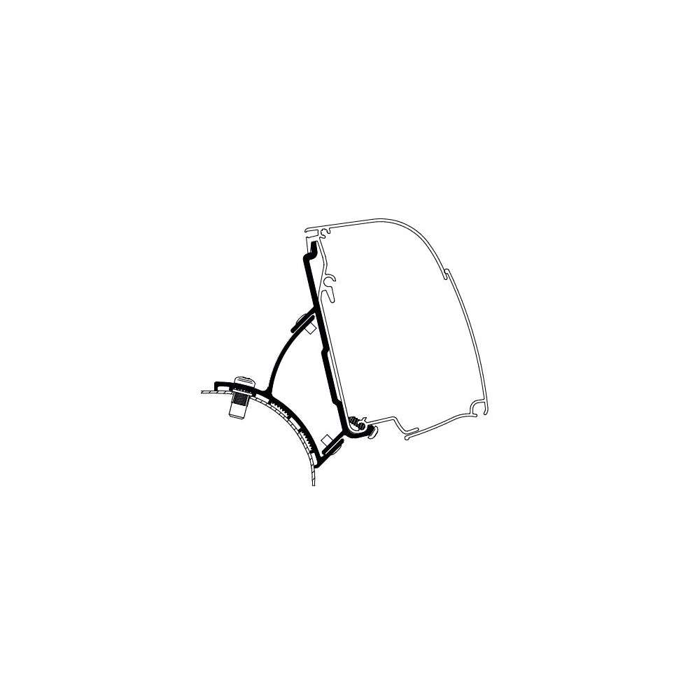 Adaptateur TO 4200 VW T5/T6 Minivan Fixed 