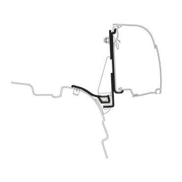 Adaptateur TO 4200 VW T5/T6 Minivan Multi Rail