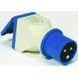 Adaptateur femelle standard France terre 1 plot/mâle CEE 17