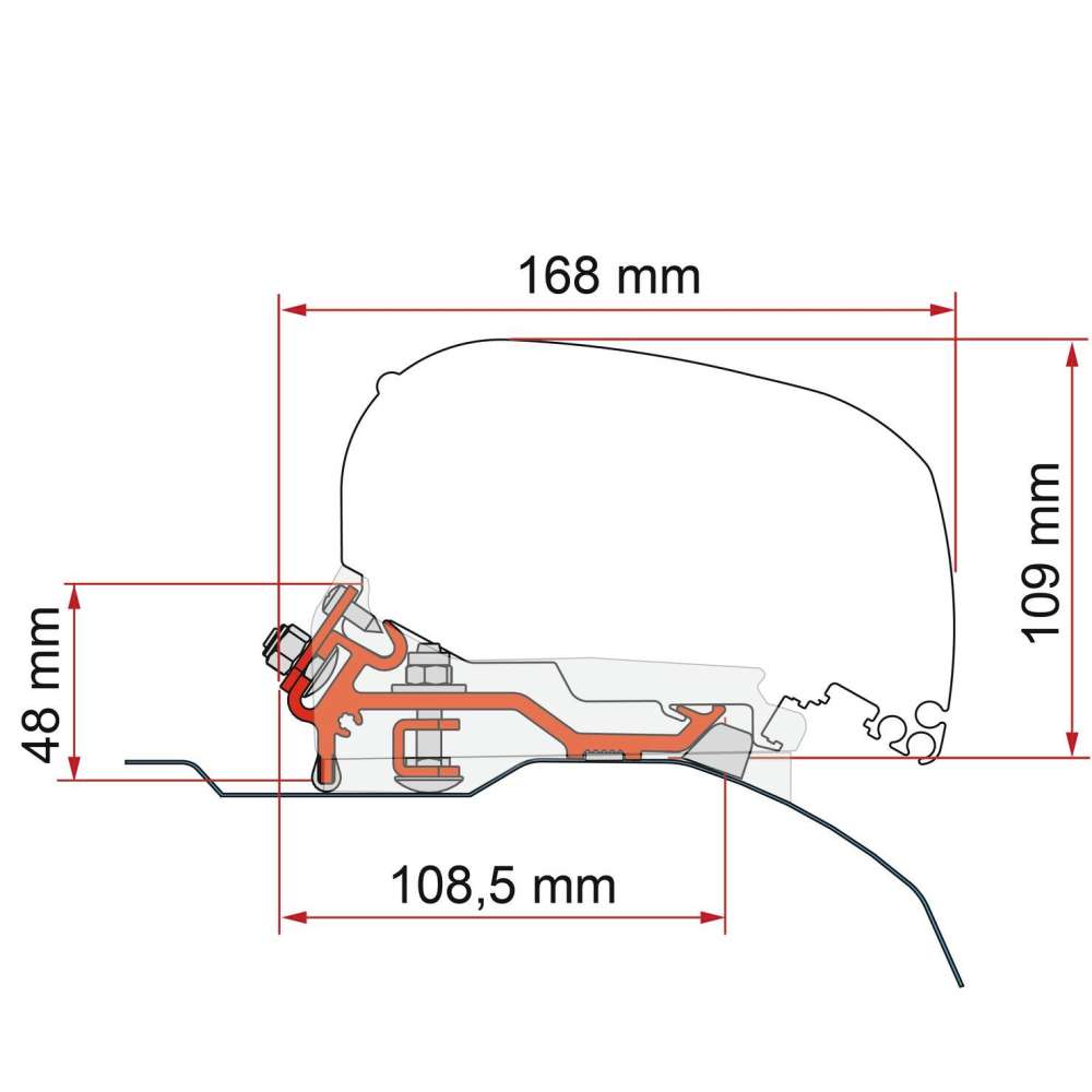 Adaptateur Ducato/Jumper/Boxer H2 L2/L3 ＞ 2006