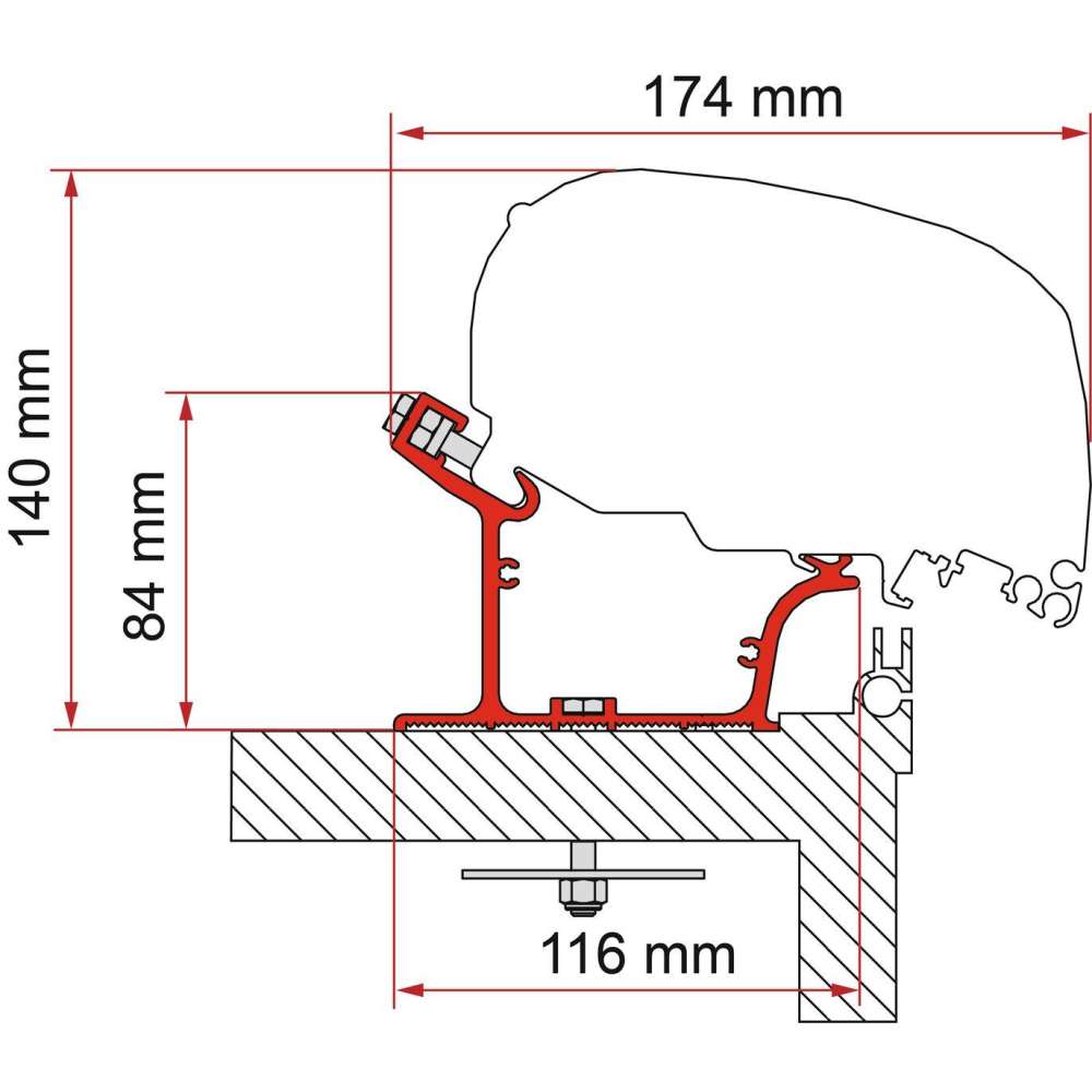 Adaptateur F80 Adria Caravan
