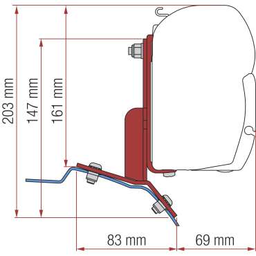 Kit adaptateur Ford Custom