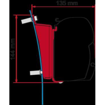 Adaptateur Ford Transit H3