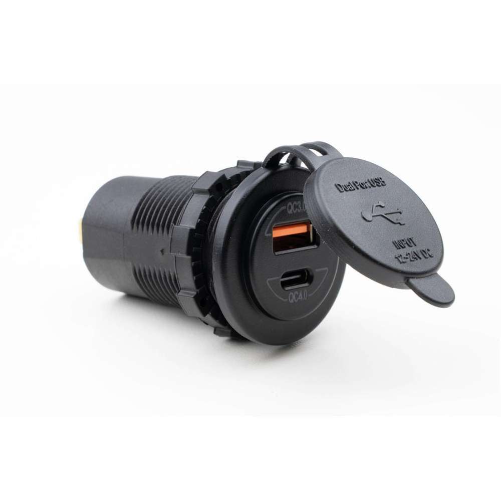 Power Line chargeur USB A QC 3.0 + USB-C QC 4.0