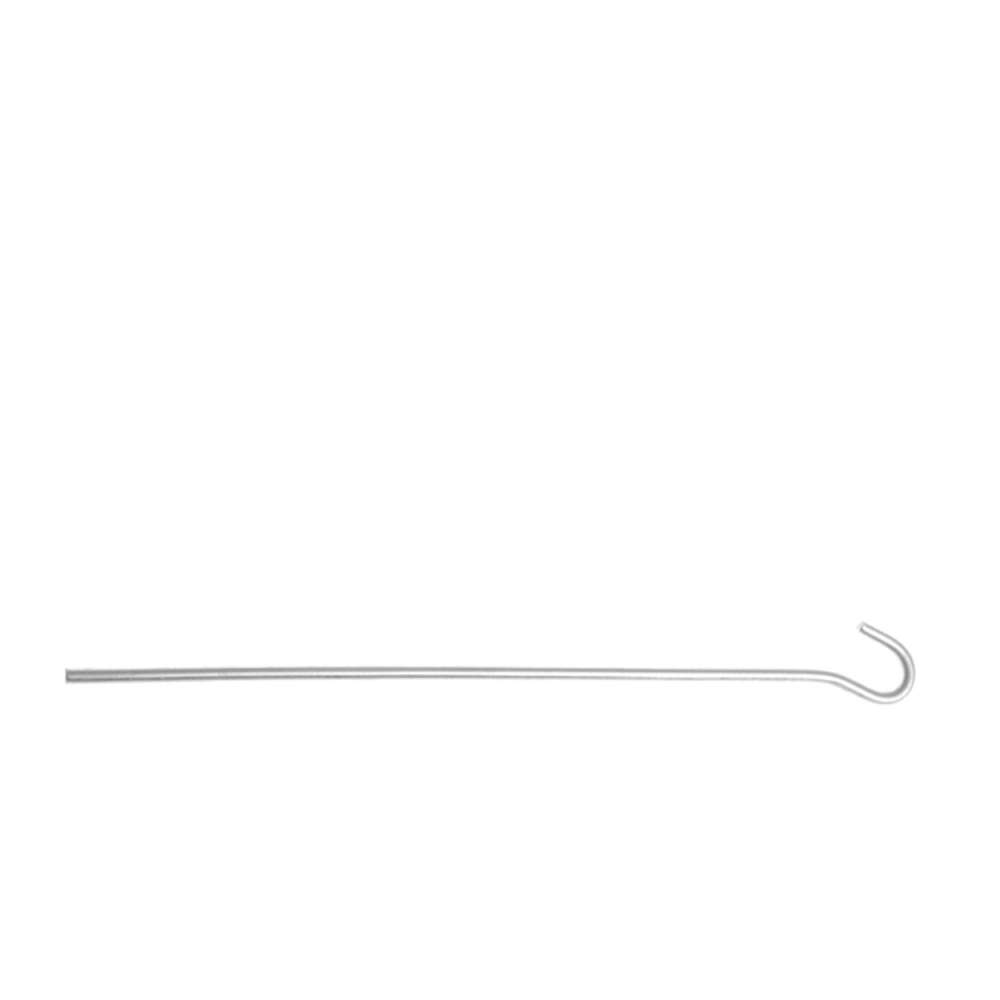 Piquet de sol avec crochet ouvert en acier - 24 cm (10 pièces)